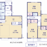2駅2路線（中央林間・東林間）LDK20帖越え　相南３丁目新築戸建て 画像1